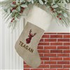 Ivory Faux Fur Stocking