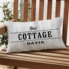 Lumbar Outdoor Throw Pillow