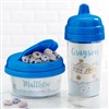 Blue Sippy & Snack Bowl- Sold Separately