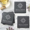 Pmall thumb Personalized Logo Engraved Slate Coaster Set - 30345