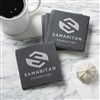 Pmall thumb Personalized Logo Engraved Slate Coaster Set - 30345