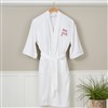 Mrs. Embroidered Velour Robe