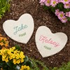 Small Heart Garden Stones