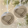 2 Sided Matte Ornament