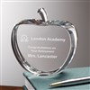 Pmall thumb Engraved Logo Crystal Apple Keepsake  - 41565