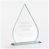 Pmall thumb Personalized Logo Glass Tear Drop Award - Small  - 47049