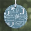 1 Sided Glossy Ornament