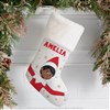 Ivory Faux Fur Stocking