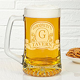 Personalized Beer Mugs - Engraved Bar Sign - 11908