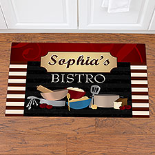 Personalized Kitchen Mat - Family Bistro - 12005