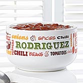 Personalized Chili Bowls - Chili Today - 12439