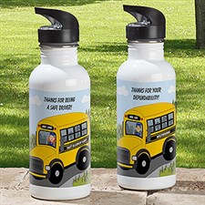 Personalized Bus Driver Water Bottles - 12938