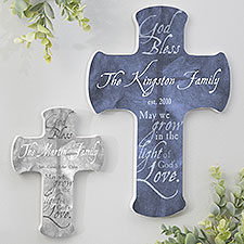 Personalized Wall Cross - Grow In Gods Love - 15386