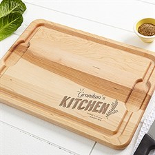 Personalized Maple Cutting Board - Her Kitchen - 15569