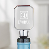 Personalized Bottle Stopper - Square Monogram - 15746