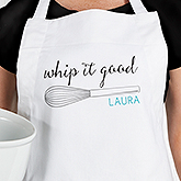 Personalized Apron & Potholder Sets - Kitchen Puns - 15881