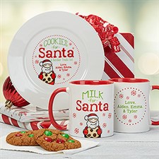 Personalized Christmas Cookies  Milk For Santa Collection - 15915