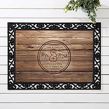 Personalized Wedding Doormat - Circle Of Love - 15962