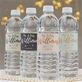 Personalized Water Bottle Labels - Sparkling Love - 18921