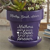 Purple Flower Pot