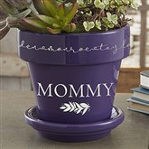 Purple Flower Pot