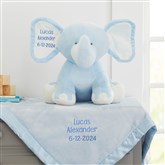 Blue Blanket  Elephant Set