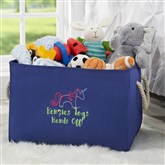 Blue Storage Tote