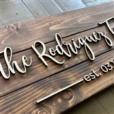 Curly Pallet Sign-Medium