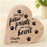 Pet Memorial Large Wood Heart