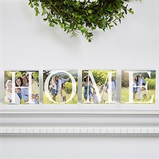 Personalized Photo Shelf Blocks - Home - 16687