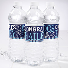 Personalized Water Bottle Labels - Graduation Party - 16794