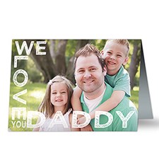 Personalized Photo Greeting Card - Loving Him - 16866