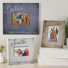 Personalized Family Picture Frame - Together Forever - 17097