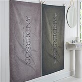 Personalized Family Bath Towel - The Heart Of Our Home - 17458