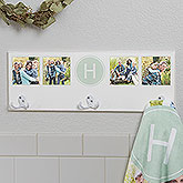 Photo Collage Personalized Towel Hook Rack - 17625