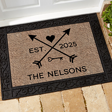 Personalized Doormats - Arrows of Love - 17793