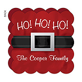 Personalized Santa Christmas Cards - Ho! Ho! Ho! - 17839