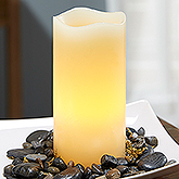 Flameless LED Candles - Ivory 3x6 inches - 18542