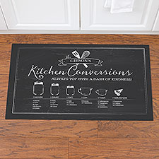 Personalized Doormats - Kitchen Conversion Chart - 18834