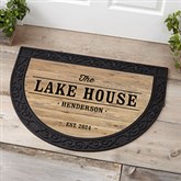 Personalized Half Round Doormat - Home Away From Home - 18838