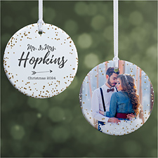 Personalized Wedding Ornaments - Sparkling Love - 19690
