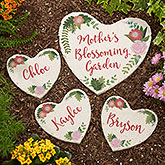 Personalized Garden Stones - Mom's Blossoming Garden - 20171