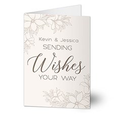 Personalized Greeting Card - Sweet Wedding Wishes - 20437