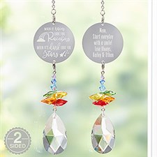 Personalized Rainbow Suncatcher - Inspiration From Above - 20726