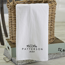 Personalized Tea Towels - Infinite Love - 21365