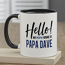 Pregnancy Announcement Mugs For Grandpa  Dad - 21389