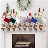 Baby Moose Personalized First Christmas Stockings - 21858