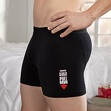Personalized Funny Boxer Briefs - In Case Of Emergency - 22375
