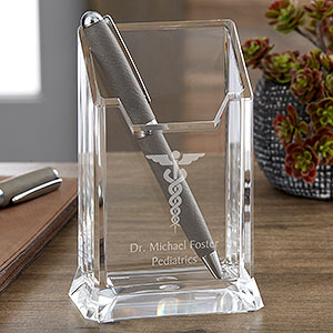 Doctors Office Personalized Acrylic Pen  Pencil Holder - 11717