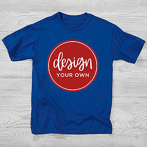 Create Your Own Custom Kids T-Shirts - Royal Blue - 12773-YT-B